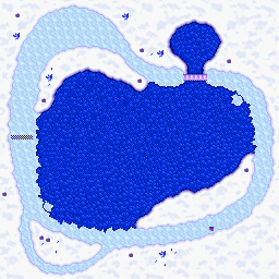 Thumbnail for a map of Snow 00 for the GBA game Diddy Kong Pilot.