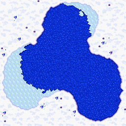 Thumbnail for a map of Snow 01 for the GBA game Diddy Kong Pilot.