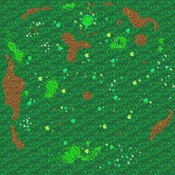 Thumbnail for a map of Swamp 00 for the GBA game Diddy Kong Pilot.