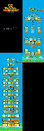Thumbnail for a map of Jungle World Banana Bungalow for the GBA game DK: King Of Swing.