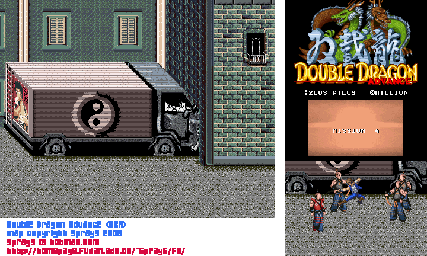 Thumbnail for a map of Mission 4: The Truck for the GBA game Double Dragon Advance.