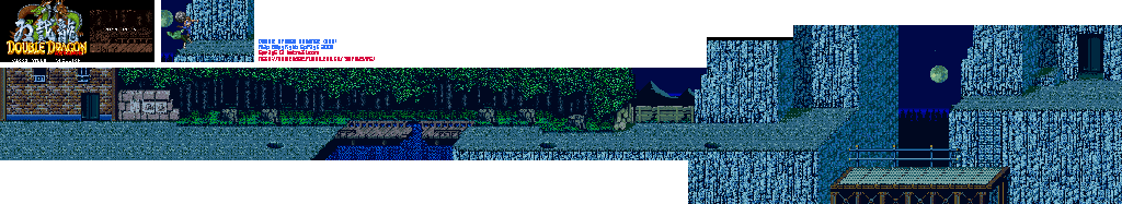 Thumbnail for a map of Mission 5: The Forest for the GBA game Double Dragon Advance.