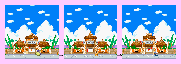 Thumbnail for a map of World Tournament Arena 21 for the GBA game Dragon Ball: Advanced Adventure.