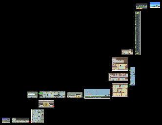 Thumbnail for a map of Area 1: Skullker Factory Area 1-2: Skullker Factory (Unmarked) for the GBA game Drill Dozer.