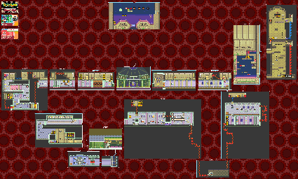 Thumbnail for a map of Area 2: Art Museum Area 2-1: Art Museum for the GBA game Drill Dozer.