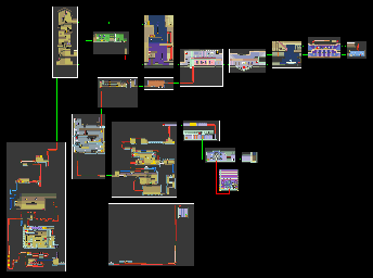 Thumbnail for a map of Area 2: Art Museum Area 2-2: Museum Vault (Unmarked) for the GBA game Drill Dozer.
