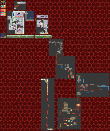 Thumbnail for a map of Area 2: Art Museum Area 2 Bonus: Employee Area for the GBA game Drill Dozer.