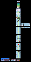 Thumbnail for a map of Area 4: Metal City Area 4-2: Metal City Skyline (Unmarked) for the GBA game Drill Dozer.