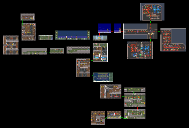 Thumbnail for a map of Area 5: Clink Prison Area 5-1: Clink Prison (Unmarked) for the GBA game Drill Dozer.