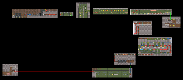 Thumbnail for a map of Area 5: Clink Prison Area 5 Secret Area: Escape Tunnel (Unmarked) for the GBA game Drill Dozer.
