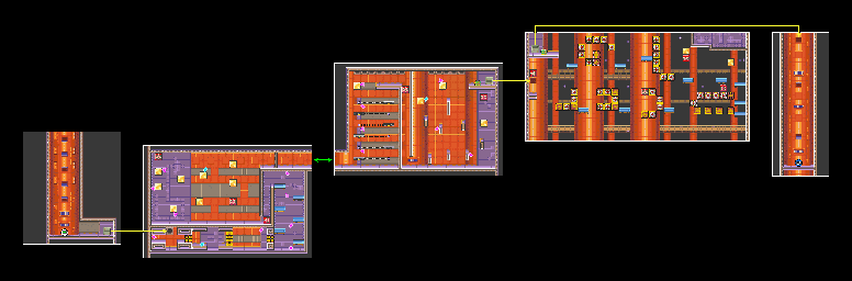 Thumbnail for a map of Area 6: Drill Missile Area 6 Secret Area: Hidden Compartment (Unmarked) for the GBA game Drill Dozer.