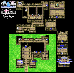 Thumbnail for a map of Final Fantasy II Castle Deist for the GBA game Final Fantasy I & II: Dawn Of Souls.