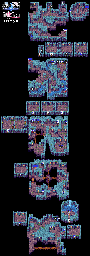 Thumbnail for a map of Final Fantasy II Semitt Falls for the GBA game Final Fantasy I & II: Dawn Of Souls.