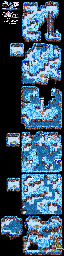 Thumbnail for a map of Final Fantasy II Snow Cavern for the GBA game Final Fantasy I & II: Dawn Of Souls.