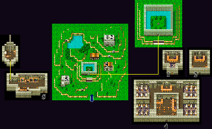 Thumbnail for a map of Agart for the GBA game Final Fantasy IV Advance.