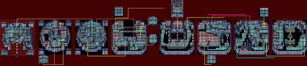Thumbnail for a map of Babel Tower for the GBA game Final Fantasy IV Advance.