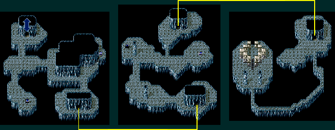 Thumbnail for a map of Cave Of Bahamut for the GBA game Final Fantasy IV Advance.