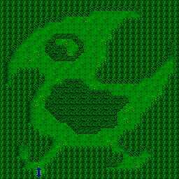 Thumbnail for a map of Chocobo Village for the GBA game Final Fantasy IV Advance.