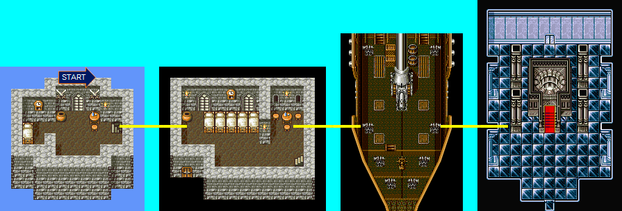 Thumbnail for a map of Intro for the GBA game Final Fantasy IV Advance.
