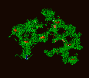 Thumbnail for a map of Great Forest Of Moore 1 for the GBA game Final Fantasy V Advance.