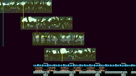 Thumbnail for a map of Phantom Forest & Phantom Train for the GBA game Final Fantasy VI Advance.