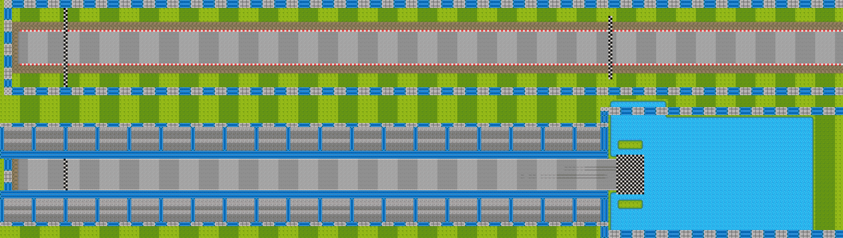 Thumbnail for a map of Circuit Area 9: Event Circuit for the GBA game Gadget Racers.