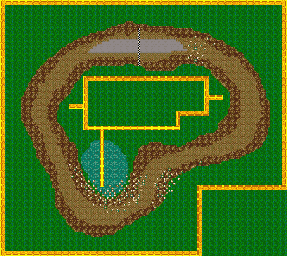 Thumbnail for a map of Nature Area 1: Land Forest for the GBA game Gadget Racers.