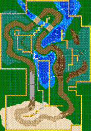 Thumbnail for a map of Nature Area 3: Wild Track for the GBA game Gadget Racers.