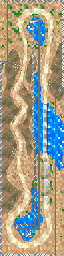 Thumbnail for a map of Nature Area 4: Wind Desert for the GBA game Gadget Racers.