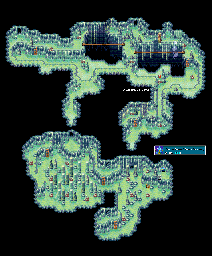 Thumbnail for a map of Kandorean Temple B1 for the GBA game Golden Sun: The Lost Age.