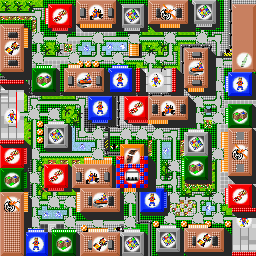 Thumbnail for a map of LEGO Island (In-Game Map) for the GBA game Island Xtreme Stunts.