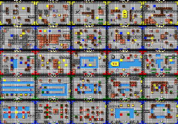 Thumbnail for a map of Trouble In Store for the GBA game Island Xtreme Stunts.
