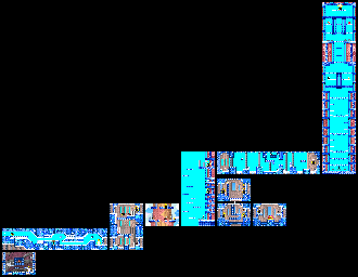Thumbnail for a map of Level 3: Butter Building Stage 6 for the GBA game Kirby: Nightmare In Dream Land.