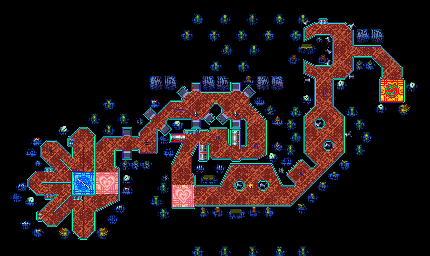 Thumbnail for a map of Ghost Castle 3 for the GBA game Kuru Kuru Kururin.