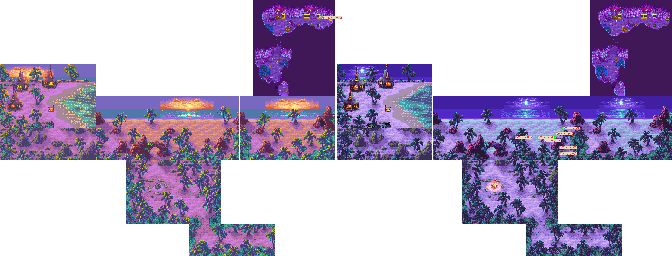 Thumbnail for a map of Valencia Beach for the GBA game Magical Vacation.