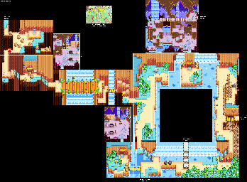 Thumbnail for a map of Beanbean Kingdom Hoohoo Mountain Base for the GBA game Mario & Luigi: Superstar Saga.
