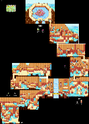 Thumbnail for a map of Beanbean Kingdom Hoohoo Mountain for the GBA game Mario & Luigi: Superstar Saga.