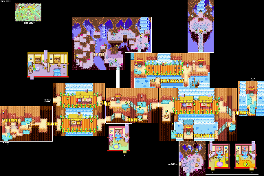 Thumbnail for a map of Beanbean Kingdom Hoohoo Village for the GBA game Mario & Luigi: Superstar Saga.