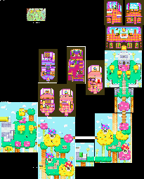 Thumbnail for a map of Beanbean Kingdom Little Fungitown for the GBA game Mario & Luigi: Superstar Saga.