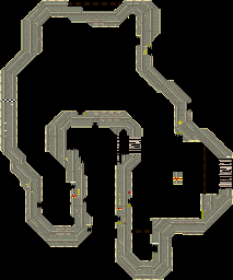 Thumbnail for a map of Special Cup Broken Pier for the GBA game Mario Kart: Super Circuit.