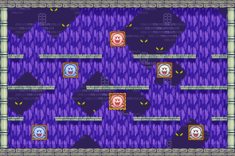 Thumbnail for a map of Mini-Game Boo-Bye for the GBA game Mario Party Advance.