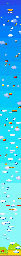 Thumbnail for a map of Mini-Game Cloud Climb for the GBA game Mario Party Advance.
