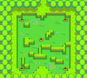 Thumbnail for a map of Mini-Game Grabbit for the GBA game Mario Party Advance.