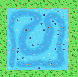 Thumbnail for a map of Mini-Game See Monkey? for the GBA game Mario Party Advance.