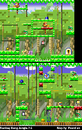 Thumbnail for a map of Donkey Kong Jungle 2-6 for the GBA game Mario Vs. Donkey Kong.