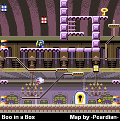Thumbnail for a map of e-Reader Boo In A Box for the GBA game Mario Vs. Donkey Kong.