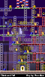 Thumbnail for a map of e-Reader Climb And Fall for the GBA game Mario Vs. Donkey Kong.