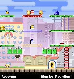 Thumbnail for a map of e-Reader Revenge for the GBA game Mario Vs. Donkey Kong.