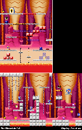 Thumbnail for a map of Fire Mountain 3-6 for the GBA game Mario Vs. Donkey Kong.