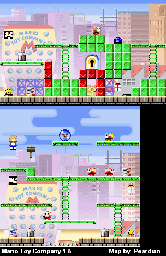 Thumbnail for a map of Mario Toy Company 1-5 for the GBA game Mario Vs. Donkey Kong.